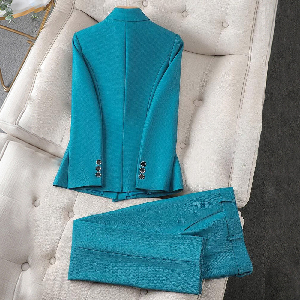 Zelda - Women's Single-Button Blazer and Pants Set
