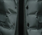 Zoren – Men's Quilted Duck Down Button Blazer