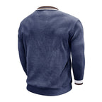 Adrien - Men's Long Sleeve Polo Collar Sweater 6