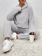 Amelia - Women's Fuzzy Fleece Hoodie & Jogger Set