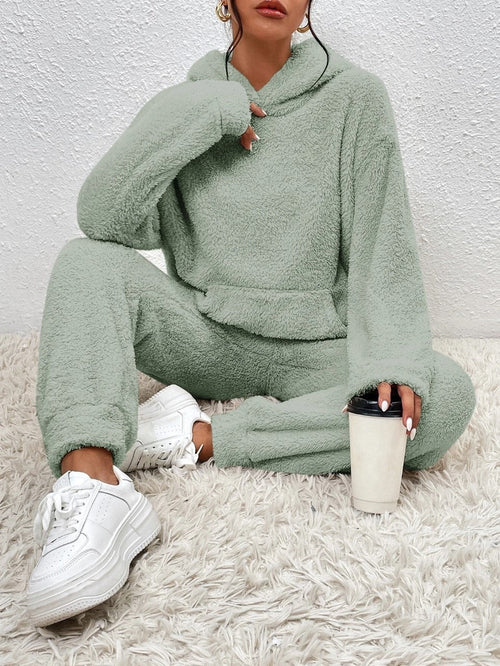 Amelia - Women's Fuzzy Fleece Hoodie & Jogger Set