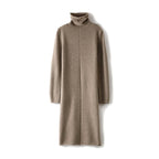 Angela - Women's Long-Sleeve Turtleneck Sweater Dress 7