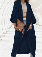 Anne - Women's Oversized Longline Cardigan with Pockets 4