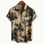 Arlo - Men's Floral Camp Collar Relaxed Fit Shirt