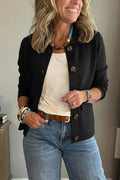 Asha - Women's Notched Lapel Cropped Jacket 1