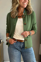 Asha - Women's Notched Lapel Cropped Jacket 3