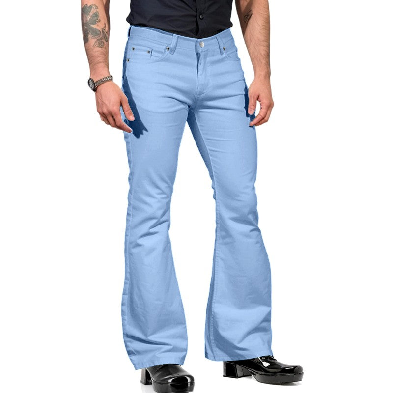 Ashwin - Men's Retro Flared Bootcut Pants 5