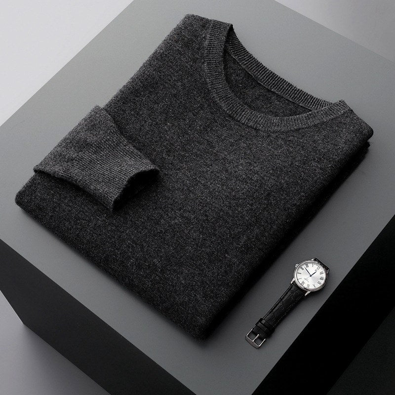 Berk - Men's Wool Crewneck Long Sleeve Pullover 11