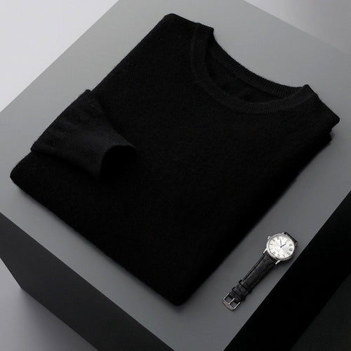 Berk - Men's Wool Crewneck Long Sleeve Pullover 2