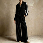 Bianca - Women's Ribbed Half-Zip Matching Set 2