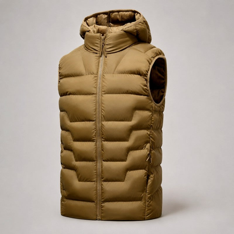 Blake – Men's Fleece-Lined Hooded Puffer Vest 1