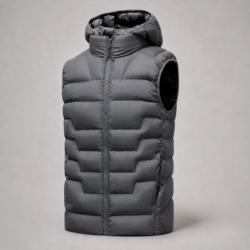 Blake – Men's Fleece-Lined Hooded Puffer Vest 4