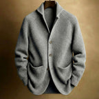 Blaze - Men's Ribbed Shawl Collar Cardigan 2