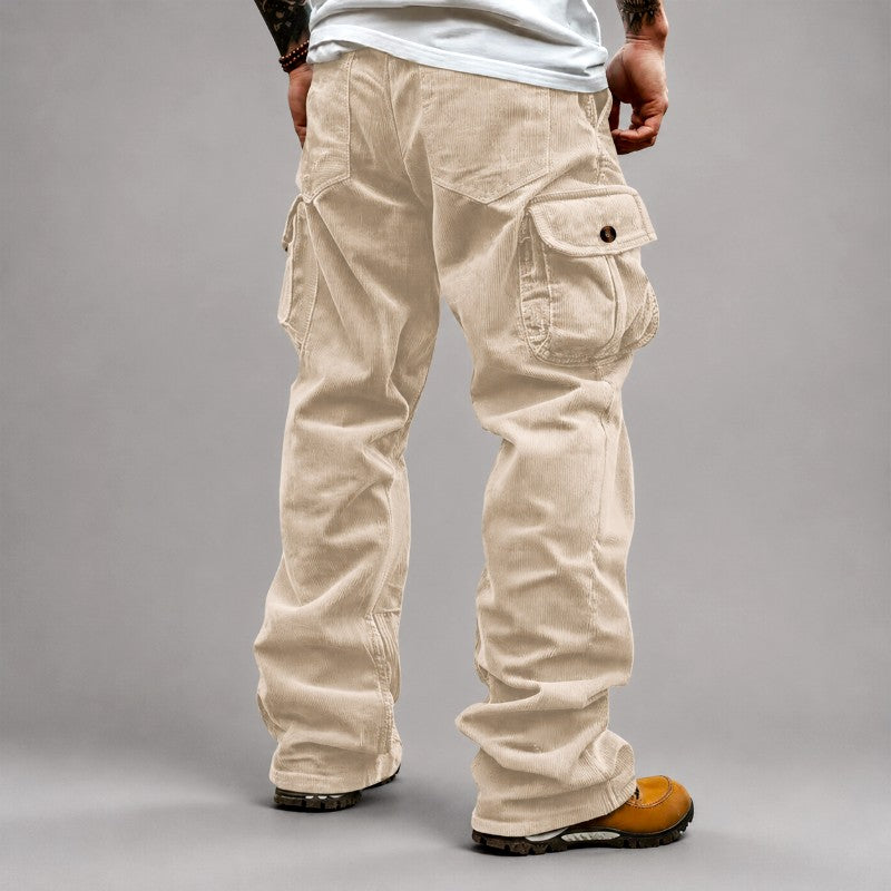 Bob - Men's Loose Fit Corduroy Cargo Pants 5