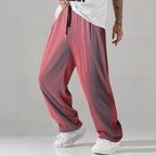 Bob - Men's Pleated Loose Fit Wide Leg Casual Pants 1