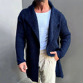 Buster - Men's Ribbed Shawl Collar Slim Fit Cardigan 2