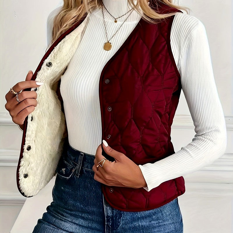 Carolina - Women's Quilted Lined Sleeveless Vest