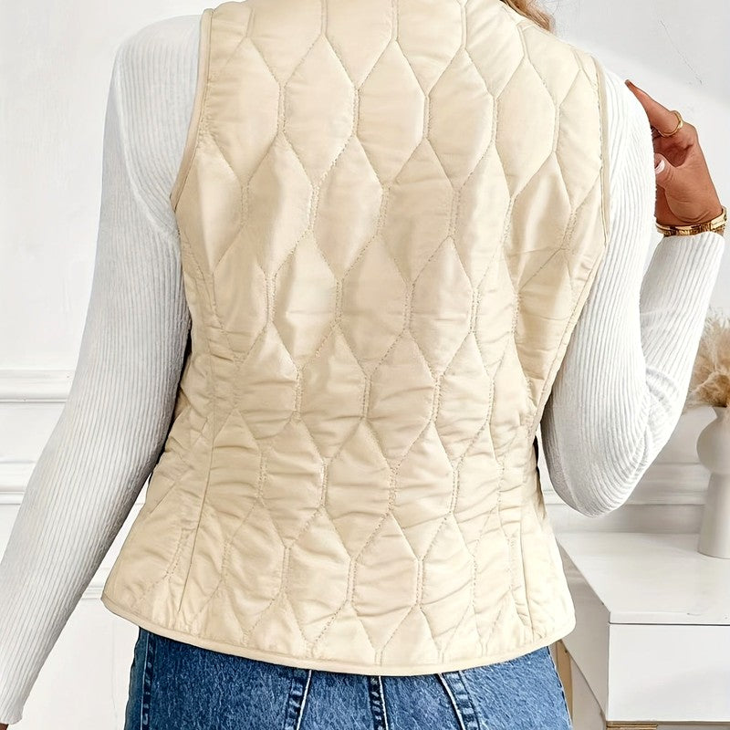 Carolina - Women's Quilted Lined Sleeveless Vest