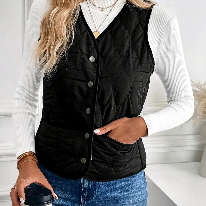 Carolina - Women's Quilted Lined Sleeveless Vest