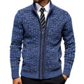Carter – Men's Checkered Full-Zip Cardigan 1