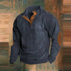 Chet - Men's Ribbed Stand-Up Collar Smart-Casual Sweater 3