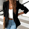 Clarissa - Women's Tailored Notched Lapel Blazer Jacket 1