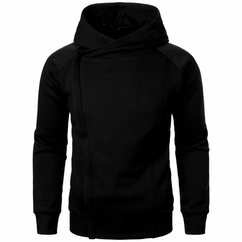 Colton - Men's Cotton Cowl Neck Slim Fit Hoodie