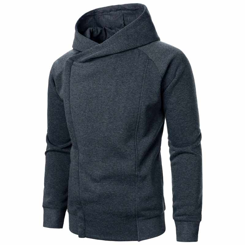 Colton - Men's Cotton Cowl Neck Slim Fit Hoodie