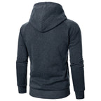 Colton - Men's Cotton Cowl Neck Slim Fit Hoodie