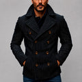 Conrad - Men's Pinstripe Double-Breasted Peacoat 1