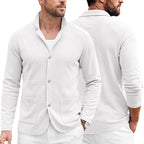 Cooper - Men's Waffle Knit Casual Blazer 3