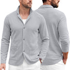 Cooper - Men's Waffle Knit Casual Blazer 4
