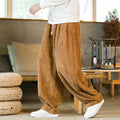 Craig - Men's Corduroy Wide Leg Drawstring Casual Bottoms 1