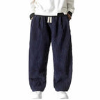 Craig - Men's Corduroy Wide Leg Drawstring Casual Bottoms 7