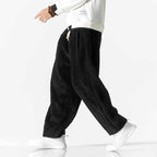 Craig - Men's Corduroy Wide Leg Drawstring Casual Bottoms 9