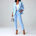 Cressida - Women's Tailored Long Sleeve Suit Set 1