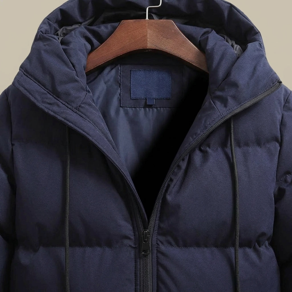 Damian - Men's Zippered Warm Casual Puffer Jacket