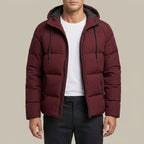 Damian - Men's Zippered Warm Casual Puffer Jacket
