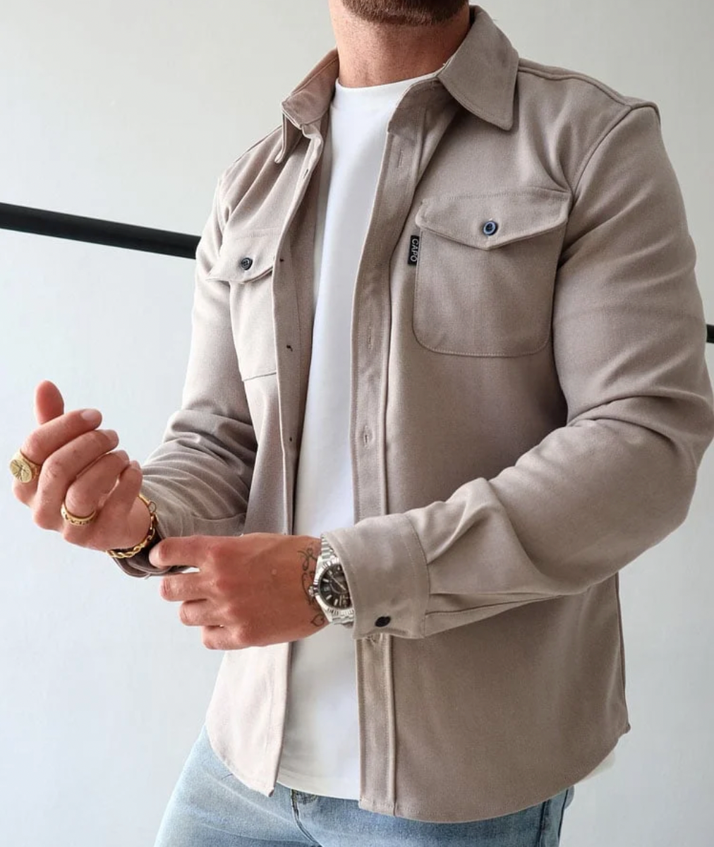 Darius - Men's Relaxed Overshirt Jacket