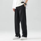 Dennis - Men's Wide-Leg Relaxed Trousers