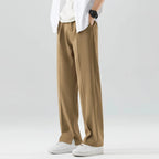 Dennis - Men's Wide-Leg Relaxed Trousers