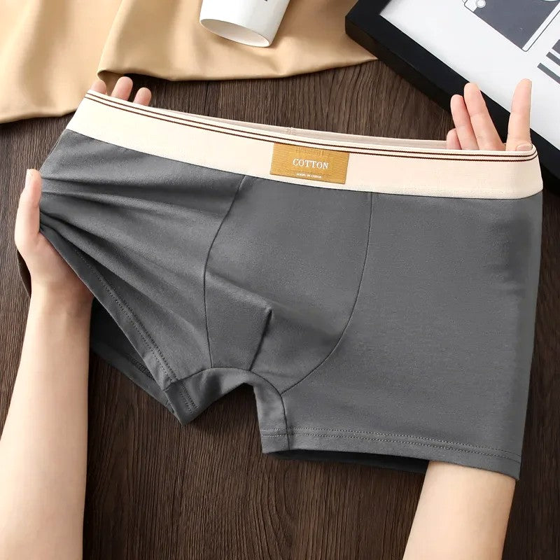 Denny - Men's Cotton Mid-Rise Co-ord Boxer Brief Set 5