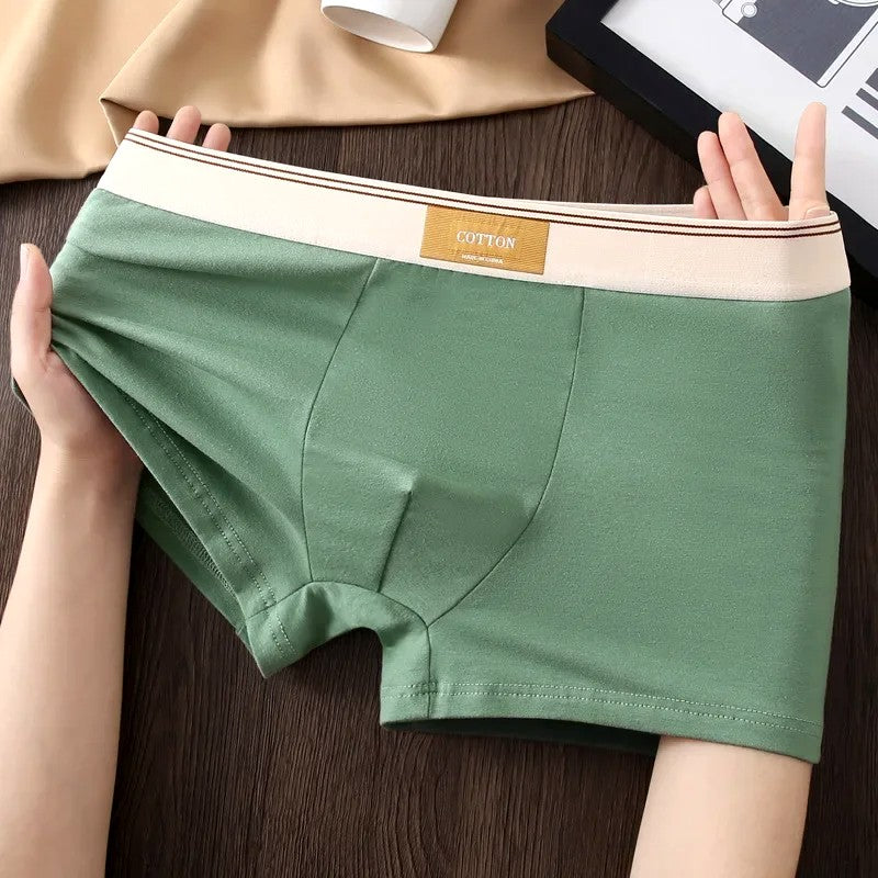 Denny - Men's Cotton Mid-Rise Co-ord Boxer Brief Set 7