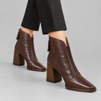 Diane - Women's Ankle Boots with Back Zip 2