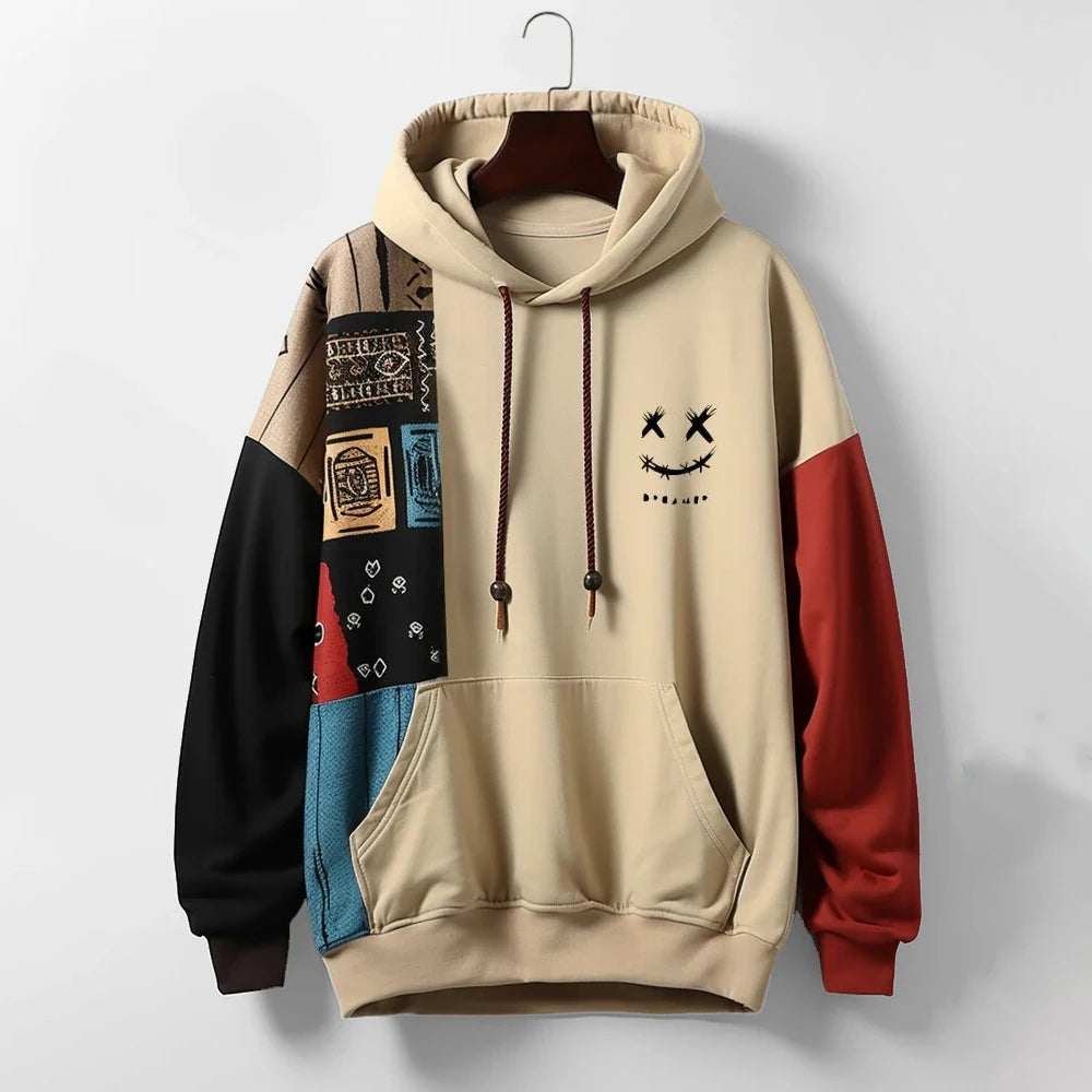 Dion - Men's Graphic Cotton Zip Front Hoodie Sweatshirt 1