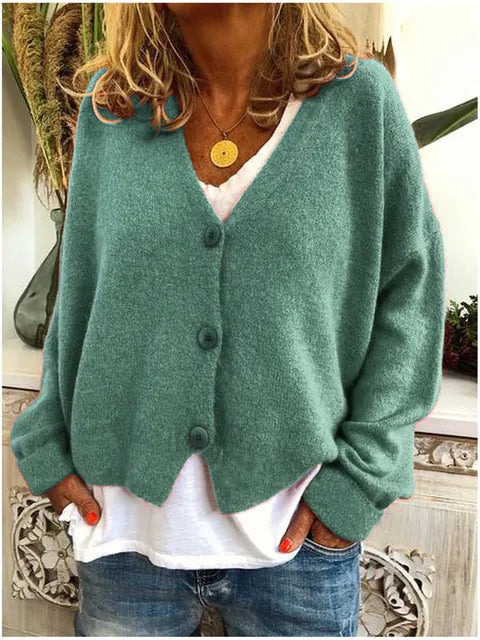 Dorothea - Women's Button-Front Cardigan