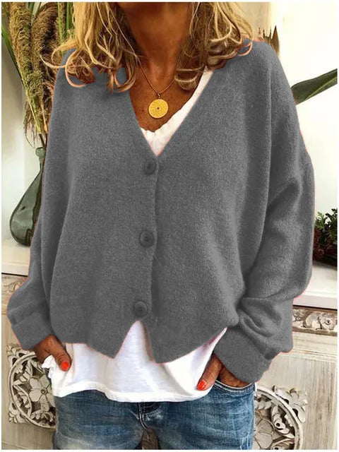 Dorothea - Women's Button-Front Cardigan