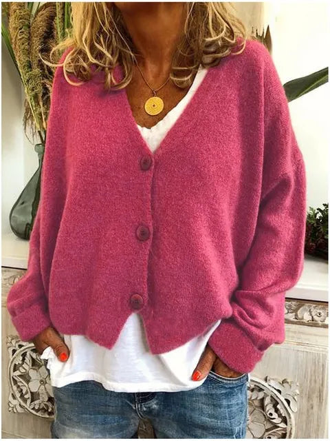 Dorothea - Women's Button-Front Cardigan