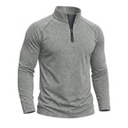 Dylan - Men's Quarter-Zip Stand Collar Long Sleeve Shirt 6