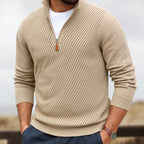 Eddy - Men's High Neck Quarter-Zip Pullover 1